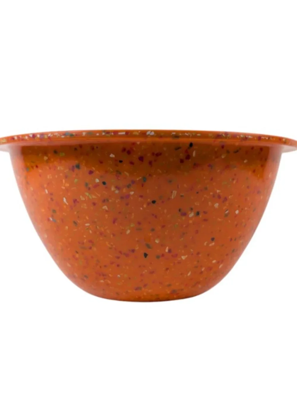 Zak! Confettit Mixing Bowl Orange Melamine 2 Quart 9 7/8